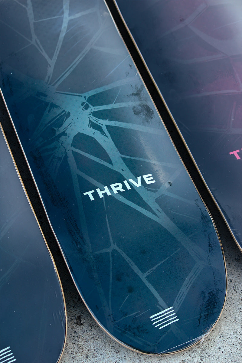 BREAK BARRIERS SKATEBOARD DECK - White