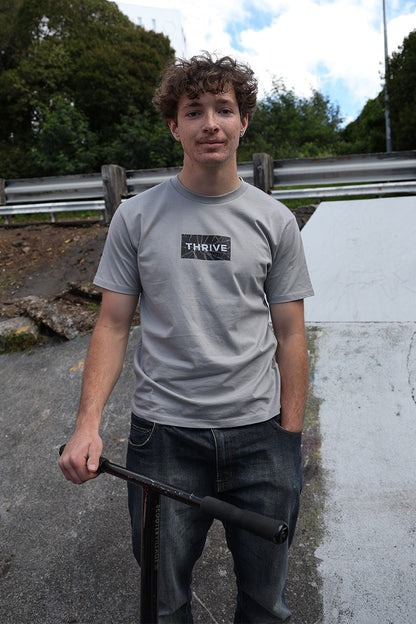 BREAK BARRIERS TEE - Grey