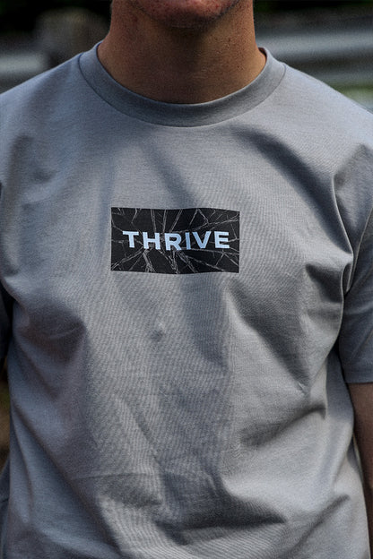 BREAK BARRIERS TEE - Grey